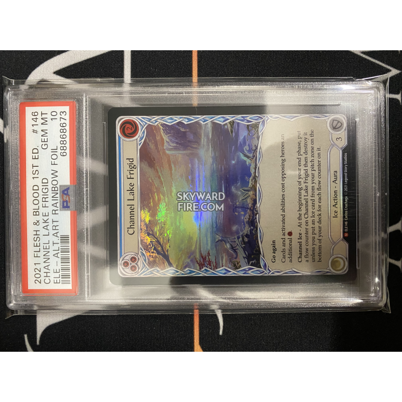 Channel Lake Frigid Alternate Art PSA 10 GEM MINT Flesh Blood