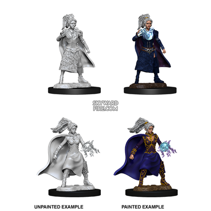 Human Sorcerer Female Mage Hand miniatures Nolzurs