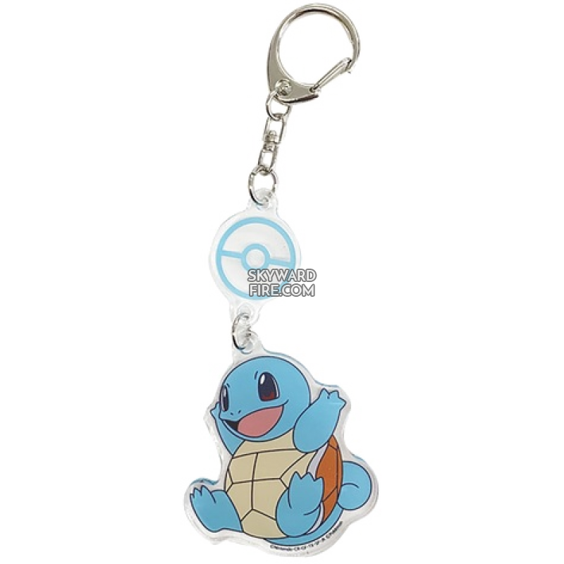 Squirtle Keyring Double Acrylic Pokemon Center Japan