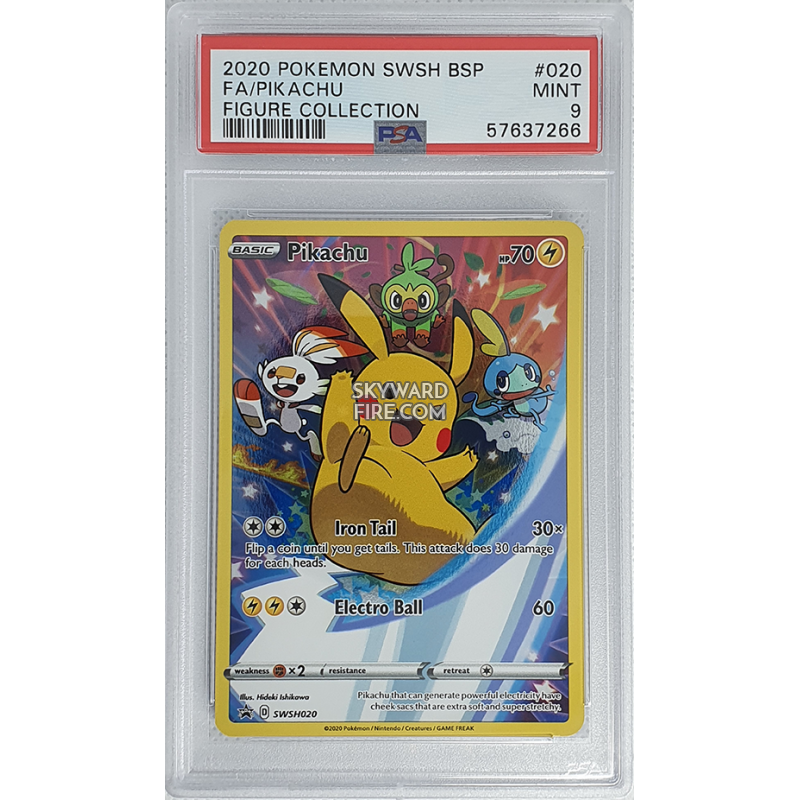 Pikachu SWSH020 Figure Collection Promo PSA 9 57637266